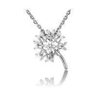 PLATINA jewelry Подвеска Одуванчик с кристаллами из белого золота 03-3112-00-501-1120-38 PLATINA