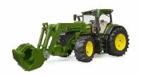 Трактор John Deere 7R 350 с фронтальным погрузчиком Bruder 03-151