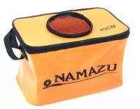 Сумка-кан Namazu складная с окном, размер 40*24*24, материал ПВХ, цвет оранж