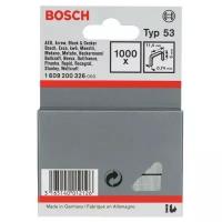 Скобы BOSCH 1609200326 тип 53 для степлера, 6 мм