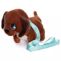 Club Petz Щенок Mini Walkiez Chocolab интерактивный, ходячий, со звуковыми эффектами