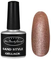 Alex Beauty Concept Гель-лак для ногтей Sand Style Gellack, 7.5 мл, цвет бронзовый/ золотой 78013