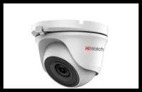 DS-T203(B) (3.6 mm) HiWatch Уличная купольная мультиформатная MHD (AHD/ TVI/ CVI/ CVBS) видеокамера, объектив 3.6мм, ИК, 2Мп