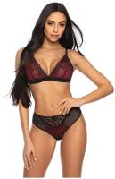 Трусы MAT lingerie Трусы-стринги Percy S-3530-4 MAT, размер 36, красный, черный