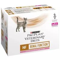 Влажный корм для кошек Pro Plan Veterinary Diets NF при патологии почек, с лососем (кусочки в соусе)