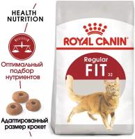 ROYAL CANIN Fit 32 Сухой корм для взрослых кошек в возрасте от 1 до 7 лет, 400г