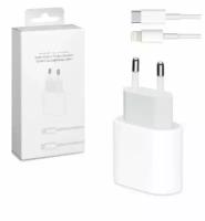 Зарядное устройство для iPhone, iPad, AirPods, быстрая зарядка для айфона 20W+ кабель в комплекте