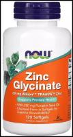 Капсулы NOW Zinc Glycinate, 100 г, 120 шт