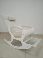 Кресло качалка с подножкой, в подарок мягкий чехол для подножки, для дома, для отдыха, Релакс, мягкие кресла