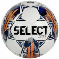 Мяч футзальный SELECT Futsal Master Grain V22 арт.1043460006, р.4 белый, синий, оранжевый
