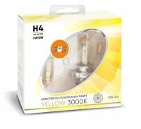 SVS 0200095000 Лампа галогеновая головного света H4 P43t 3000K Yellow 3000K Ver.2.0 12V 60/55W Блистер 2 шт