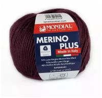 Пряжа Merino Plus Mondial - 1 моток (125 м, 100 гр), цвет 815