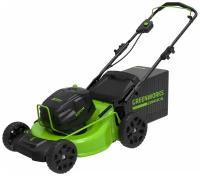 Самоходная бесщеточная аккумуляторная газонокосилка Greenworks GC82LM51SP2 82V 2515907 без АКБ и ЗУ