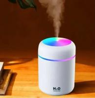 Мини-увлажнитель воздуха с подсветкой HUMIDIFIER H2O DQ-107, белый