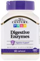 Капсулы 21st Century Digestive Enzymes, 60 шт