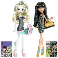 Набор куклы Монстер Хай Лагуна Блу и Клео Де Нил Скариж город страхов, Monster High Scaris (city of frights) Lagoona Blue + Cleo De Nile