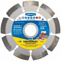 Алмазный диск универсальный OSBORN U4 115х2,2x22,23 Dronco 4114185102