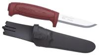 Нож Morakniv Basic углеродистая сталь, красный