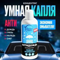 Антидождь для автомобиля / олеофобное и гидрофобное покрытие / антигрязь / антиснег / антиналедь для стекол / авто набор