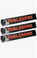 Набор шоколада белый с медово-миндальной нугой Toblerone/ Тоблерон 3х100г