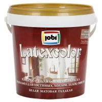 Краска латексная Jobi Latexcolor матовая белый 0.9 л