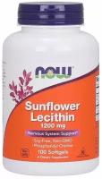 NOW FOODS Sunflower Lecithin 1200 мг (Лецитин из Подсолнечника) 100 мягких капсул (Now Foods)