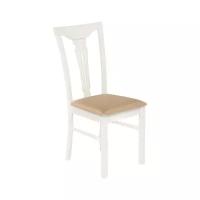 Стул TetChair Hermes, массив дерева/текстиль, цвет: ivory white