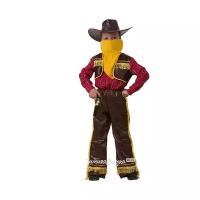 Батик Карнавальный костюм Ковбой, желтый, рост 104 см 7013-1-104-52