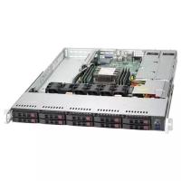 Сервер Supermicro SuperServer 1019P-WTR без процессора/без накопителей/количество отсеков 2.5