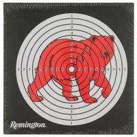 Мишень картонная для пневматики 14х14 см Remington (медведь) 50 шт