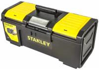 Ящик для инструмента Stanley 280х257х593 мм, пластик, цвет чёрный/жёлтый