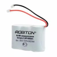 Аккумулятор Т-279 Т-107 3.6 Вольт ROBITON DECT-T279-3X2/3AA, 13470, 600 мАч, 31х43х15 мм, никель-металлогидридный