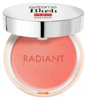 Подсвечивающие компактные румяна PUPA Extreme blush radiant тон 030 Коралловый