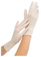 Перчатки медицинские Benovy, нитрил, нестерильные, белые, размер S, 100 шт