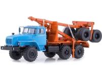 Uralsky truck / уральский грузовик 43204-41 миасский грузовик лесовоз с прицепом-роспуском