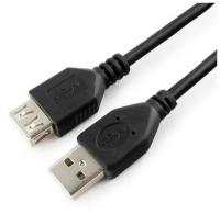 Удлинитель Cablexpert USB - USB (CCP-USB2-AMAF-6), 1.8 м, черный