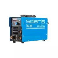 Инверторный аппарат аргонодуговой сварки SOLARIS TIG-200P (DC TIG; HF; Pulse; MMA; 180 A; 150 В-240 В) (TIG-200P)