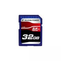 Карта памяти Silicon Power SDHC Card Class 4