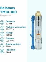 Скважинный насос BELAMOS ТМ10-100/42л. мин., каб. 20м, диам. 96мм, вихревой