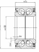 Подшипник Передней Ступицы Honda Accord/Stream/Stepwgn/Smx/Avancier/Odyssey/Cr-V98- Sat арт. ST-45BWD07