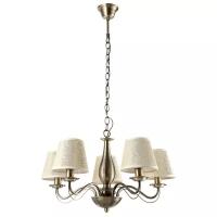 Люстра Arte Lamp A9368LM-5AB, E14, 200 Вт, кол-во ламп: 5 шт., цвет: бронза