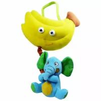 Подвесная игрушка Biba Toys Слон и банан (BM658)