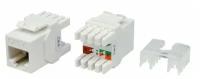 Вставка Keystone Jack RJ45 (8P8C) кат.6 180град. KJ8-8P8C-C6-180-WH бел. Hyperline 426189