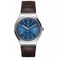 Наручные часы swatch, синий, серебряный