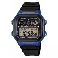 Наручные часы CASIO Collection AE-1300WH-2A, черный, синий