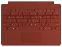 Клавиатура Microsoft Surface Pro 7/7+ Signature Type Cover материал Alcantara Poppy Red Alcantara