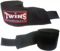 Боксерские бинты Twins Special CH-1 черные, 5 м