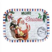 Поднос Nouvelle Home Merry Christmas N9902712-4 разноцветный 40 см 29 см