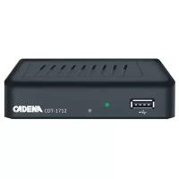 Ресивер DVB-T2 Cadena CDT-1712 (TC), черный