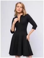 Платье 1001dress, повседневное, мини, размер 50, черный